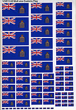 BECC GB Customs Flag - Decal Multipack