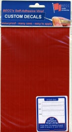 BECC Vinyl Lining Red Wide
