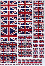 Becc National Flags Vinyl decals from SJH Model Boats