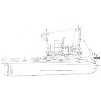 Moorcock 1-48Th Tug Model Boat Plan
