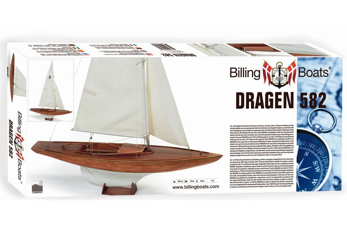 Billing Boats Dragen Yacht B582 Model Boat Kit