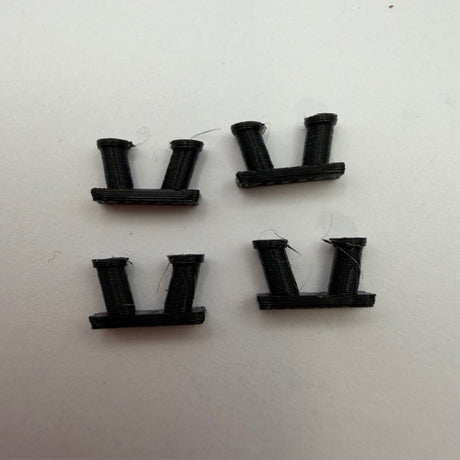 Angled Double Bollard - L10 x H5.4x W3.2mm (4) image