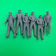 Set of 6 Fisherman Figures 1/60 Scale 30mm image 0
