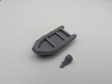 Inflatable Dinghy with Outboard Motor 65mm x 30mm