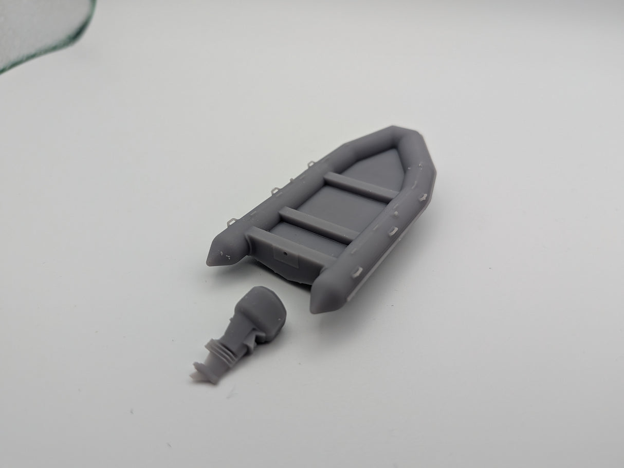 Inflatable Dinghy with Outboard Motor 65mm x 30mm