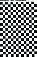 BECC Squares Black & White 10mm