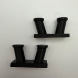 Angled Double Bollard image 0