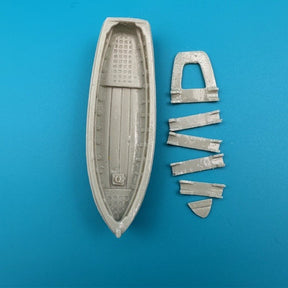 28ft Dinghy Clinker Transom Stern 60mm 1:144 Scale image 0