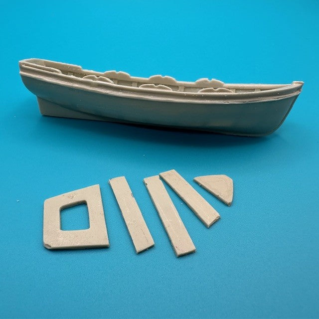 19ft Jolly Boat Carvel 94mm 1:64 Scale image 0