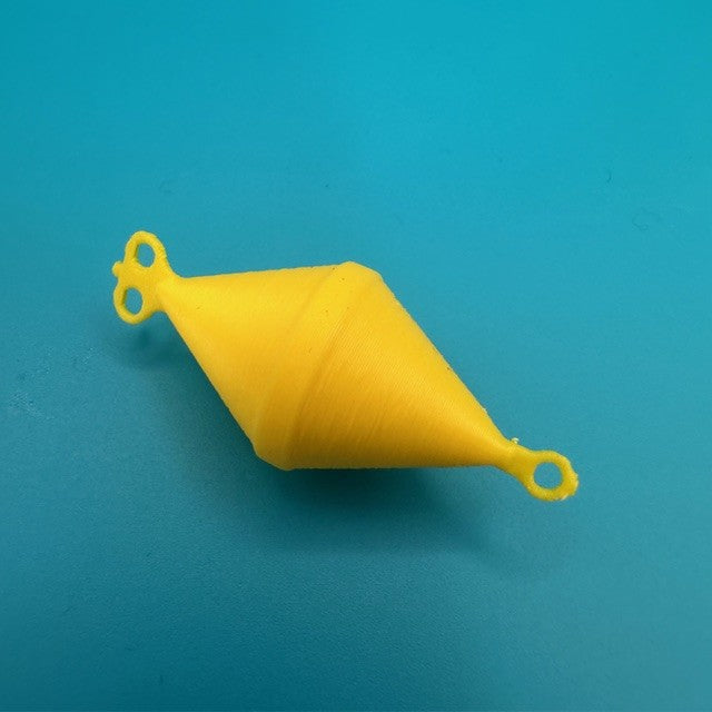 Bi-Conical Mooring Buoy 23x10mm - Yellow image
