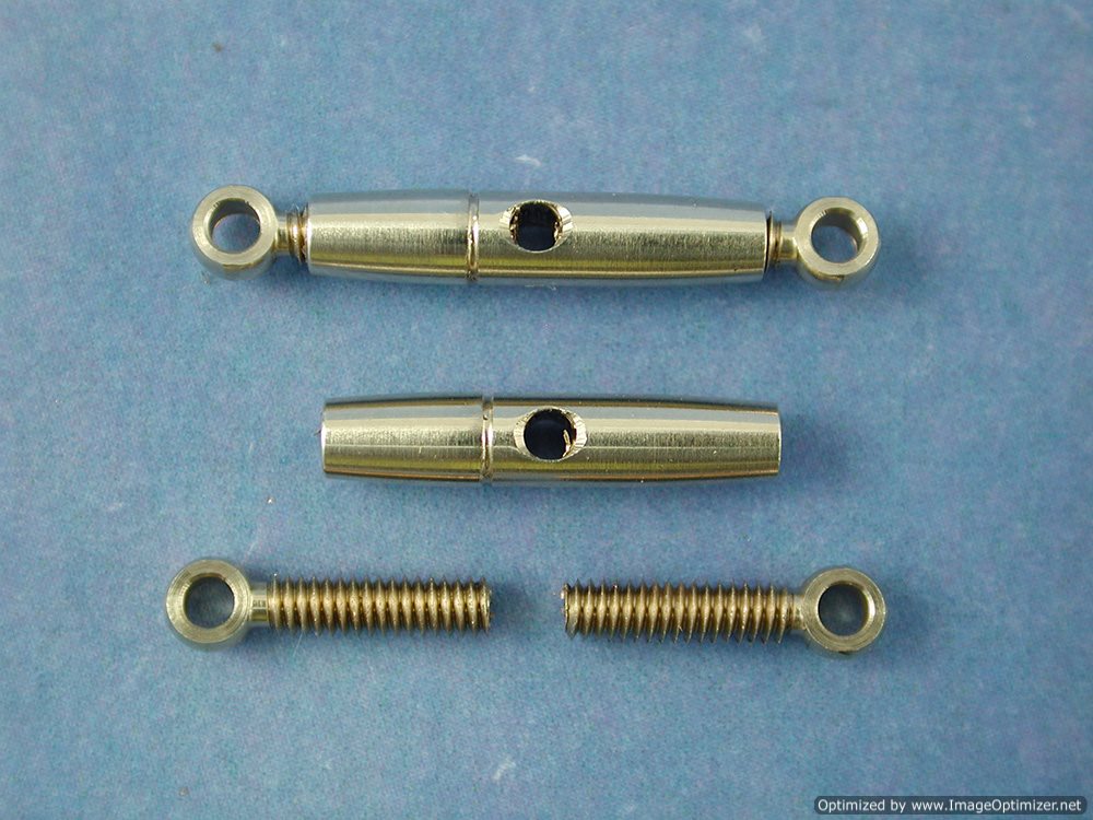 M2 Turnbuckle Brass 3x14 (2)