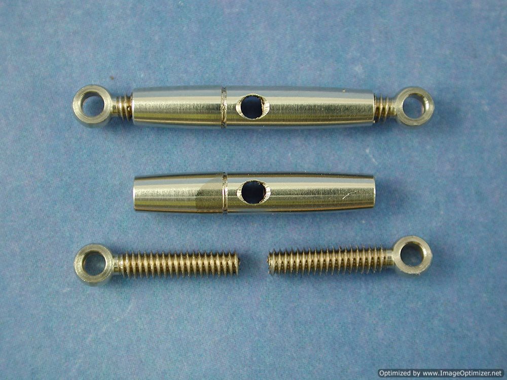 M2 Turnbuckle Brass 3x16 (2)