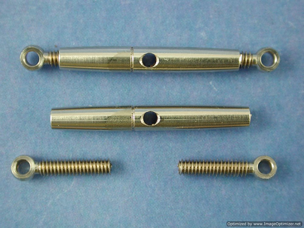 M2 Turnbuckle Brass 3x20 (2)