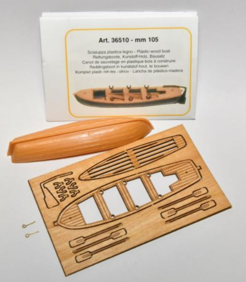 Plastic\Wood Lifeboat 105mm