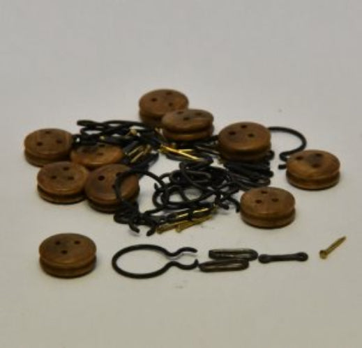 Chainplate & Deadeye Assembly 9mm (10)