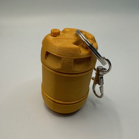 Key Ring Gold Coloured 32mm x 50mm image 0