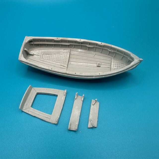 16ft Royal Navy Dinghy Clinker 100mm 1:48 Scale image 0
