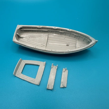 16ft Royal Navy Dinghy Clinker 100mm 1:48 Scale image 0