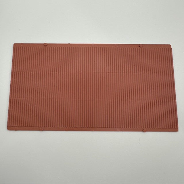 Auhagen 52432 HO Troughed sheeting reddish brown image 0