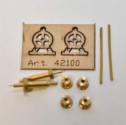 Brass Brail Winch 18mm