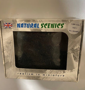 Natural Scenics RLC-BLK1-L Lump Coal Size 1 - Black - All Gauges - Large image 0