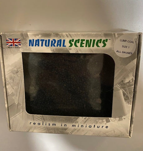 Natural Scenics RLC-BLK1-L Lump Coal Size 1 - Black - All Gauges - Large image 0