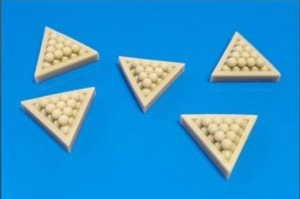 Triangular cannonball box 1.5mm balls (5) image 0