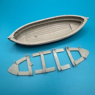 28ft Lifeboat Clinker Double Ended Standard Freeboard 120mm 1:72 Scale image 0