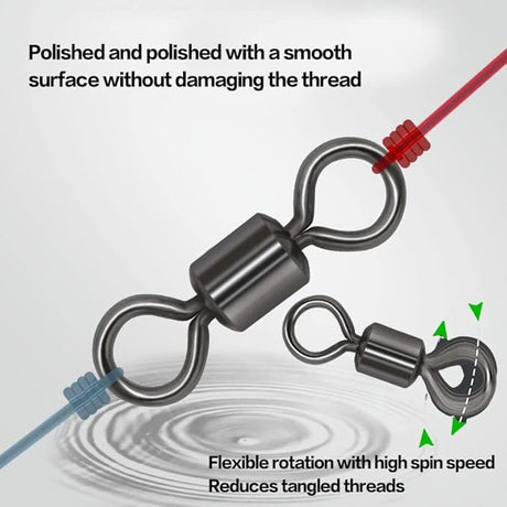 12mm Rolling Swivels Stainless Steel High Strength (10) image 1