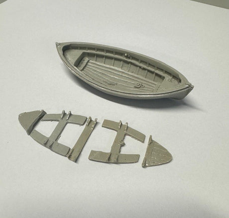 17.5ft Lifeboat Clinker Double Ended 74mm 1:72 Scale image 0