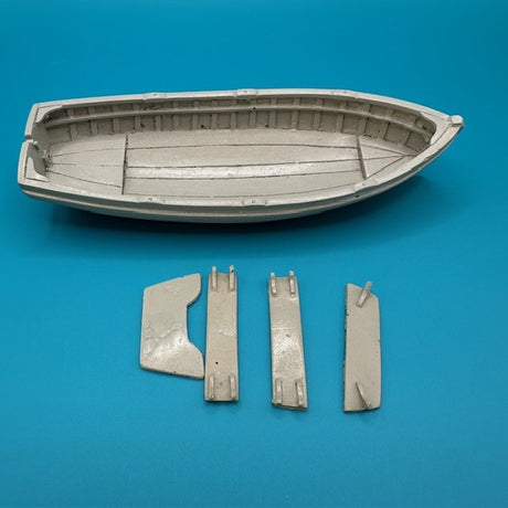 20ft Dinghy Clinker Transom Stern 125mm 1:48 Scale image 0
