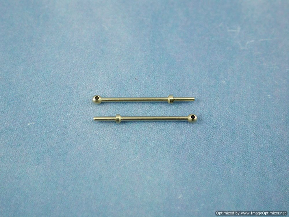 1 Hole Brass Rail Stanchion Ball Type 15mm (10)