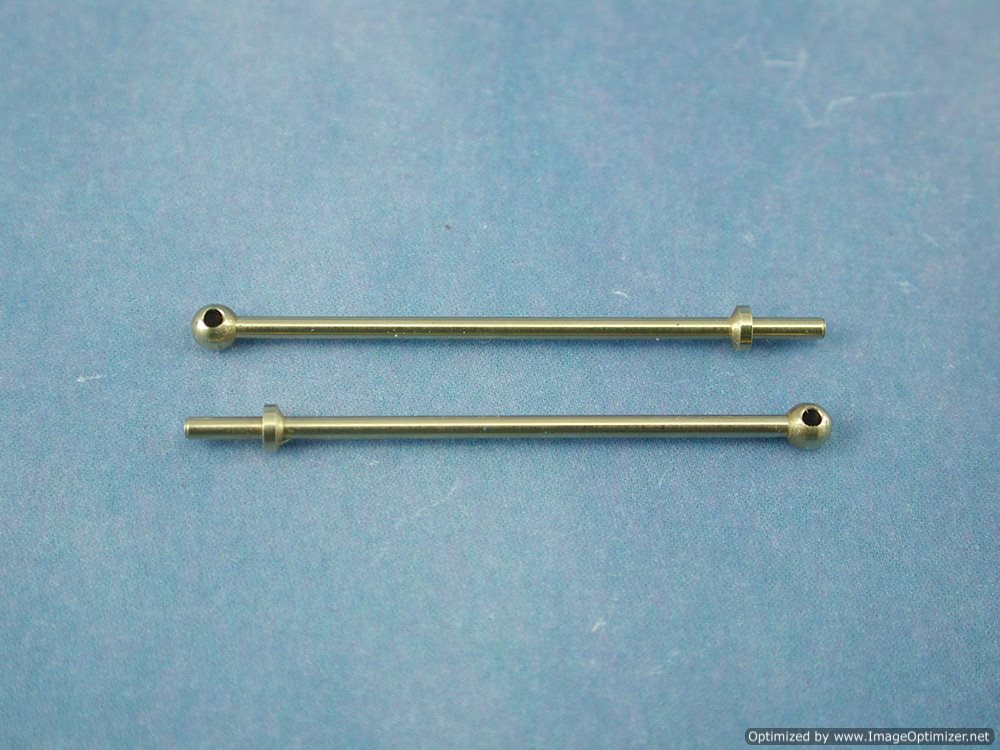 1 Hole Brass Rail Stanchion Ball Type 30mm (10)