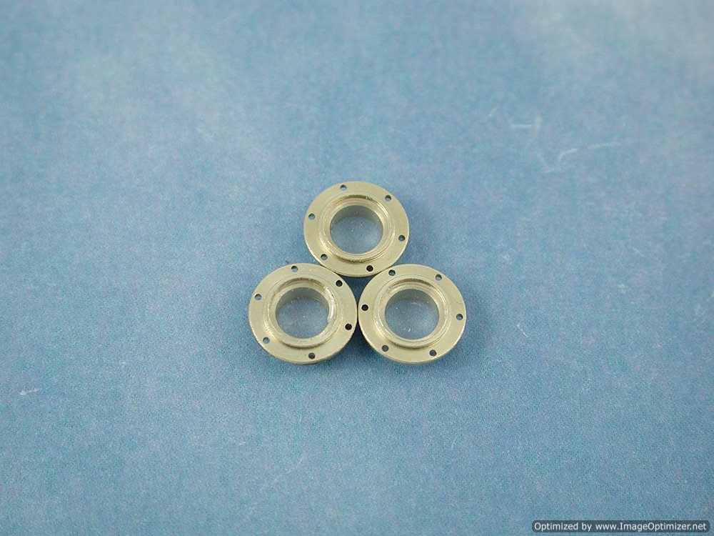 Porthole 8mm With 6 Hole Flange Glazed (10)