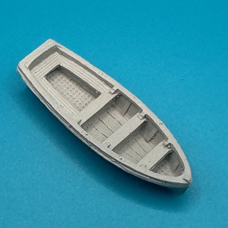 16ft Dinghy Clinker Transom Stern 51mm 1:96 Scale image 0