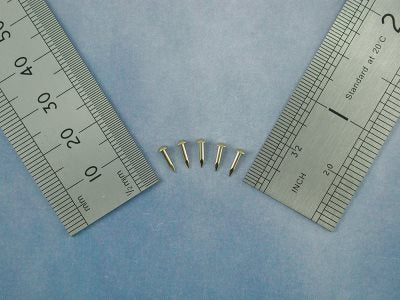 Brass Dome Head Pin 1.2 x 7mm (200)