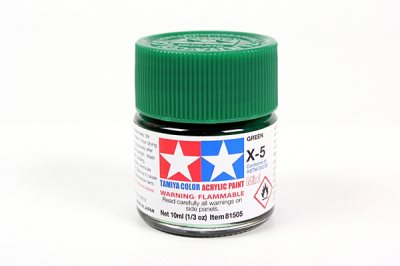 Tamiya X-5 Green Gloss Mini Acrylic 10ml