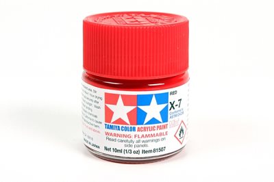 Tamiya X-7 Red Gloss Mini Acrylic 10ml