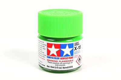 Tamiya X-15 Light Green Gloss Mini Acrylic 10ml