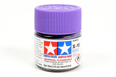 Tamiya X-16 Purple Gloss Mini Acrylic 10ml