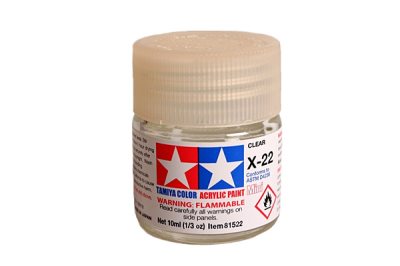 Tamiya X-22 Clear Gloss Mini Acrylic 10ml