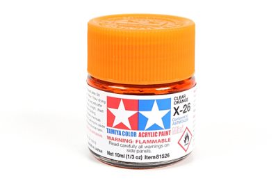 Tamiya X-26 Clear Orange Mini Acrylic 10ml