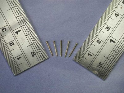 Brass Flat Head Pin 0.7x10mm (200)
