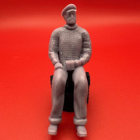 Fisherman sitting 1/32 Scale 56mm image 0