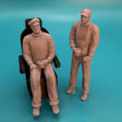 Coffee with the Captain (2x Figures) with one Black Seat - 1:24 Scale image