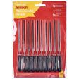 Amtech E1650 10 Piece 140mm (5.5") needle file set image 0