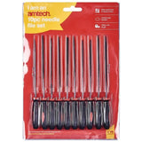 Amtech E1650 10 Piece 140mm (5.5") needle file set image 0