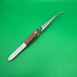 Reverse Action Bent Nose Tweezers by Amati A7371/17