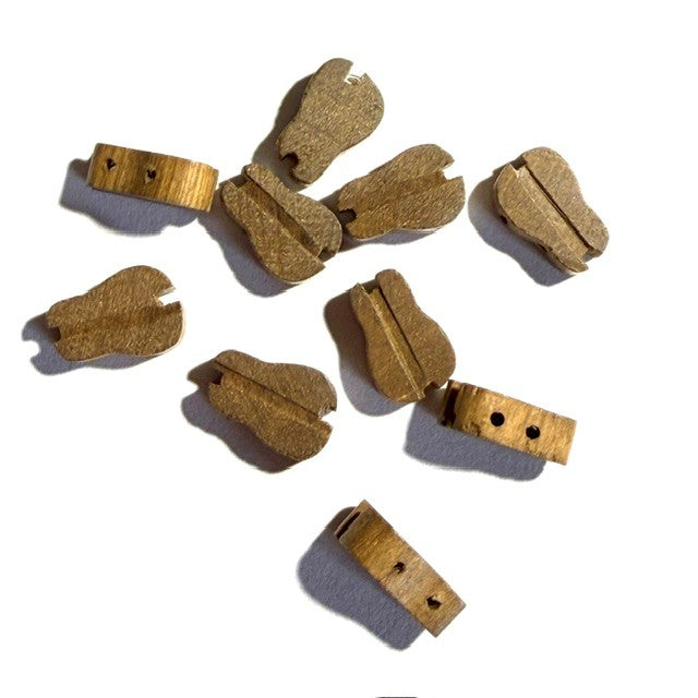 12mm Walnut Violin/Sister blocks pack of 10
