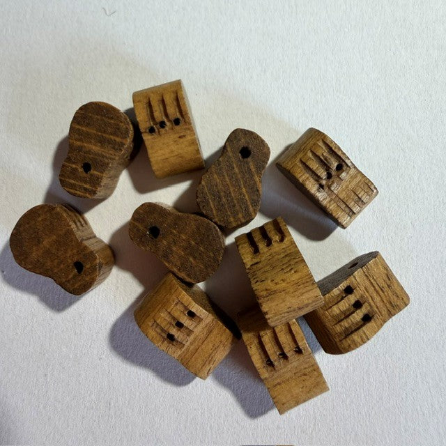 12mm Triple Walnut Ramshead Blocks (10)